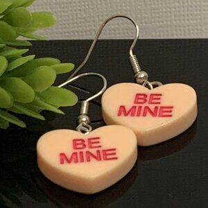 Be Mine Earring, Valentine's Day Gift, Gift Idea, Heart Earring, Heart J…